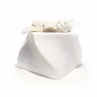 Decoratieve designvaas in Bardiglio of Carrara-marmer Gemaakt in Italië - Prisma Viadurini