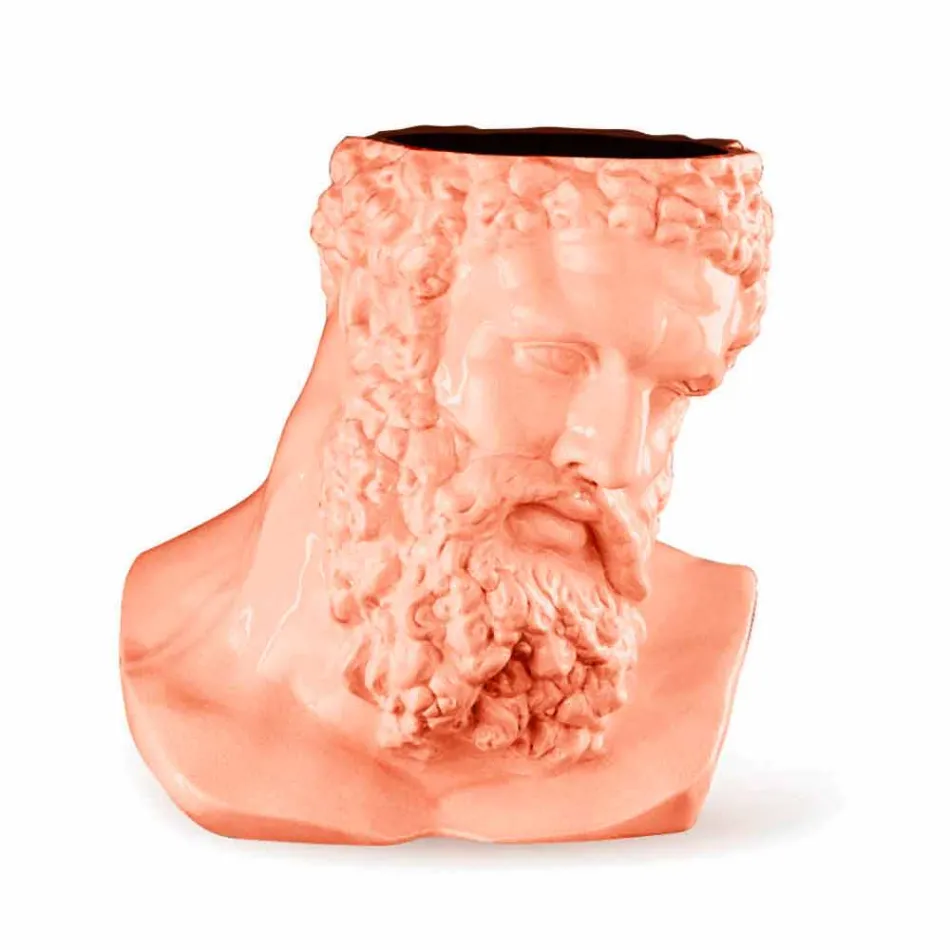 Handgemaakte gekleurde keramische decoratieve vaas gemaakt in Italië - Maciste Viadurini