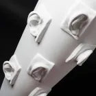 Decoratieve keramische vaas met decoraties Handgemaakt in Italië - Capuano Viadurini