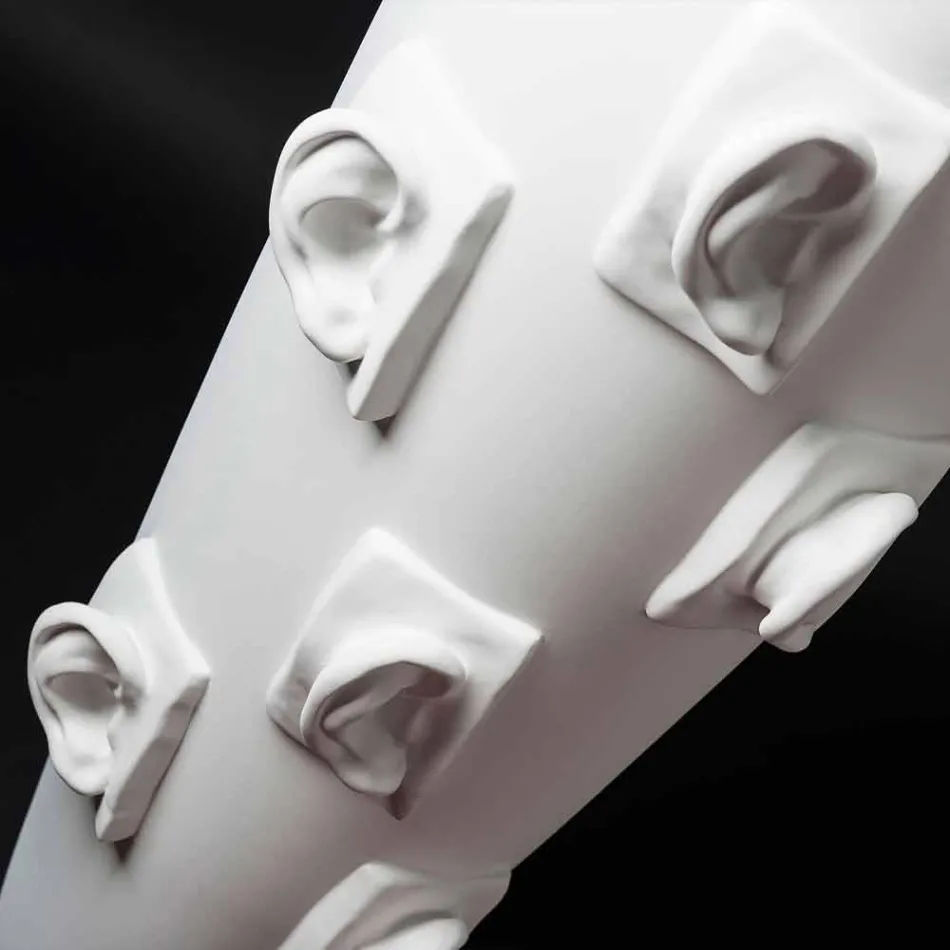 Decoratieve keramische vaas met decoraties Handgemaakt in Italië - Capuano Viadurini