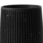 Decoratieve vaas in wit Carrara-marmer of Portoro-ontwerp met strepen - Cairo Viadurini