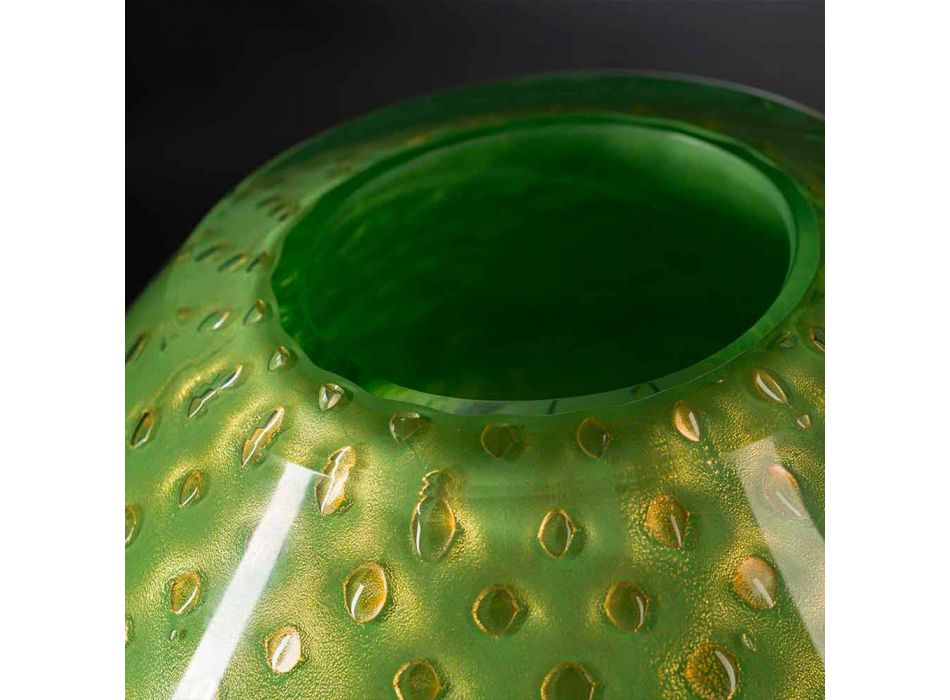 Decoratieve vaas in gekleurd Murano geblazen glas gemaakt in Italië - Barletta Viadurini