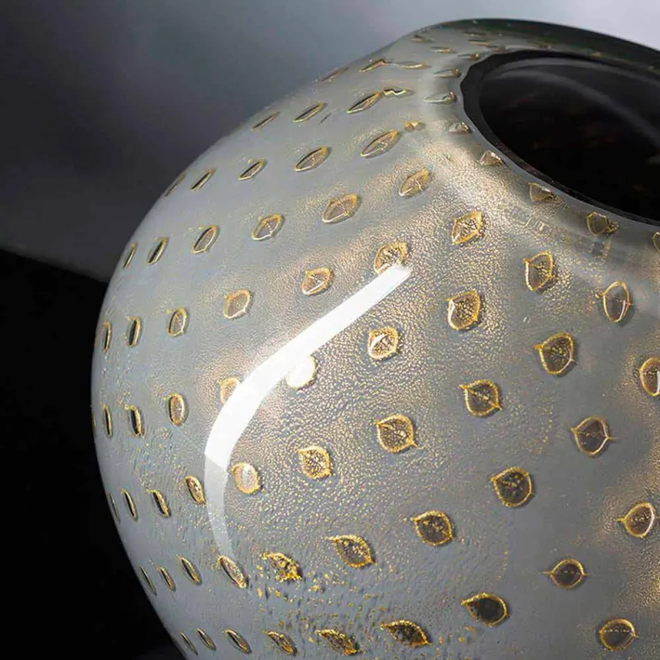 Decoratieve vaas in gekleurd Murano geblazen glas gemaakt in Italië - Barletta Viadurini