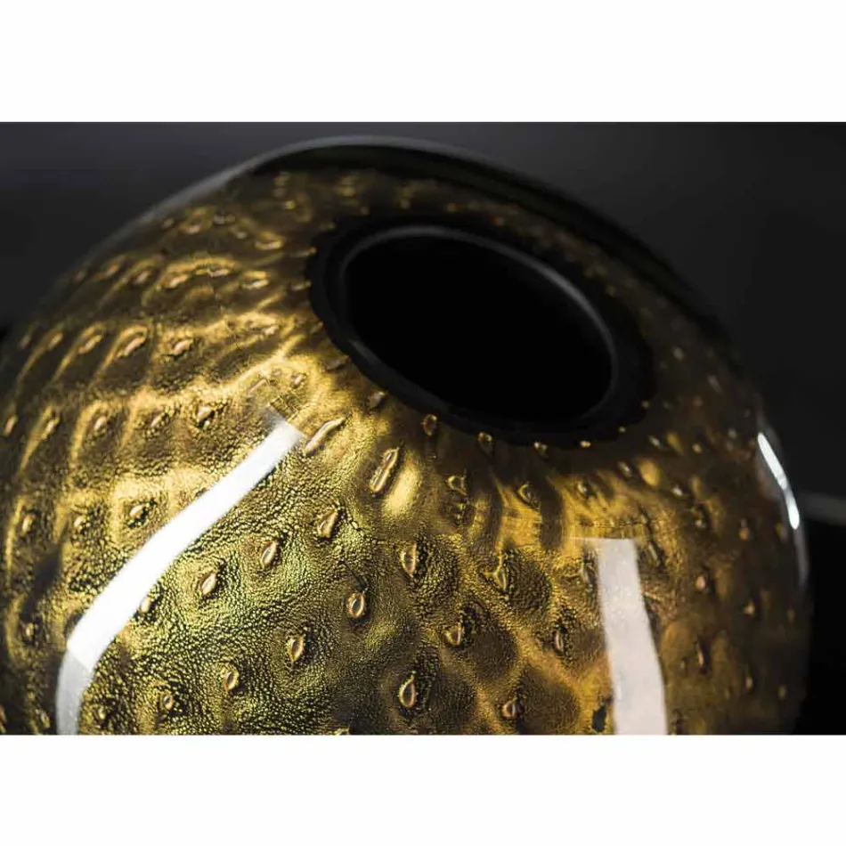 Decoratieve vaas in gekleurd Murano geblazen glas gemaakt in Italië - Barletta Viadurini