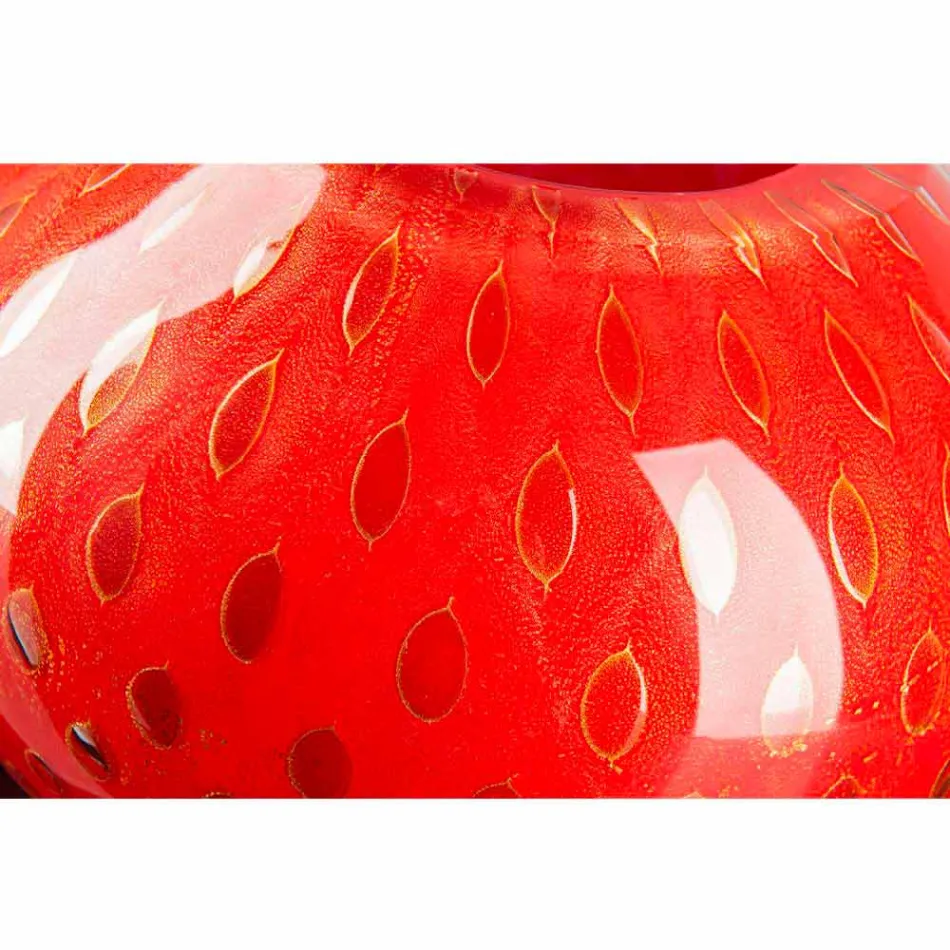 Decoratieve vaas in gekleurd Murano geblazen glas gemaakt in Italië - Barletta Viadurini