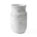 Vaasdecor in wit Carrara-marmer en zwart Marquinia-ontwerp - Calar