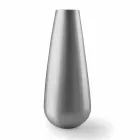 Decoratieve designvaas voor buiten in polyethyleen Made in Italy - Menea Viadurini