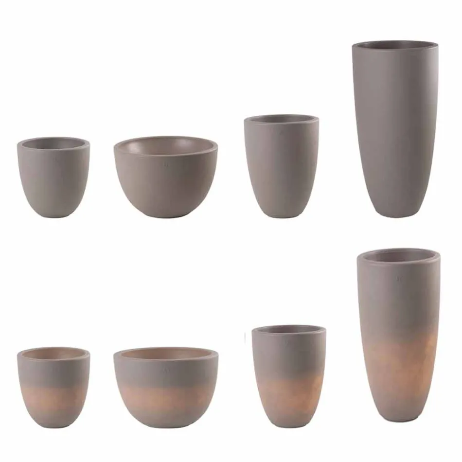 Vaas verlicht exterieur en interieur Modern design Gekleurd plastic - Svasostar Viadurini