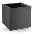 Vaas in gekleurde polyethyleen kubusvorm Made in Italy - Tonello Viadurini