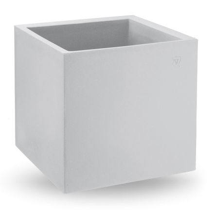 Vaas in gekleurde polyethyleen kubusvorm Made in Italy - Tonello Viadurini