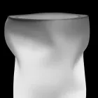 Heldere buitenvaas in ondoorzichtig polyethyleen gemaakt in Italië - Proud Viadurini