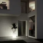 Heldere buitenvaas in ondoorzichtig polyethyleen gemaakt in Italië - Proud Viadurini