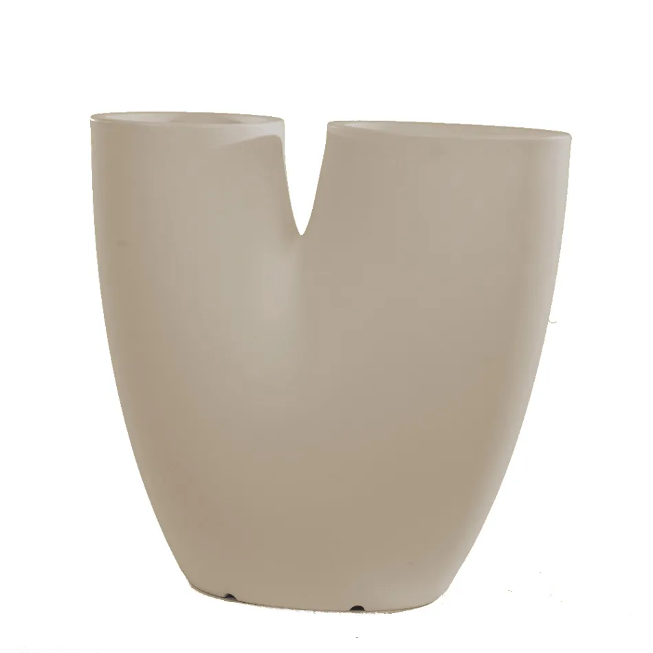 Modern gekleurde tuinvaas in polyethyleen Made in Italy - Flowes Viadurini