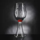 Moderne transparante geblazen muranoglazen vaas gemaakt in Italië - Copernicus Viadurini