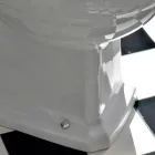 Klassiek design monoblok vaas in wit keramiek Made in Italy - Marwa Viadurini