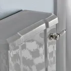 Klassiek design monoblok vaas in wit keramiek Made in Italy - Marwa Viadurini