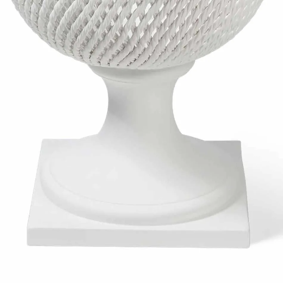 Decoratieve keramische binnenvaas, handgemaakt in Italië - Napoleon Viadurini