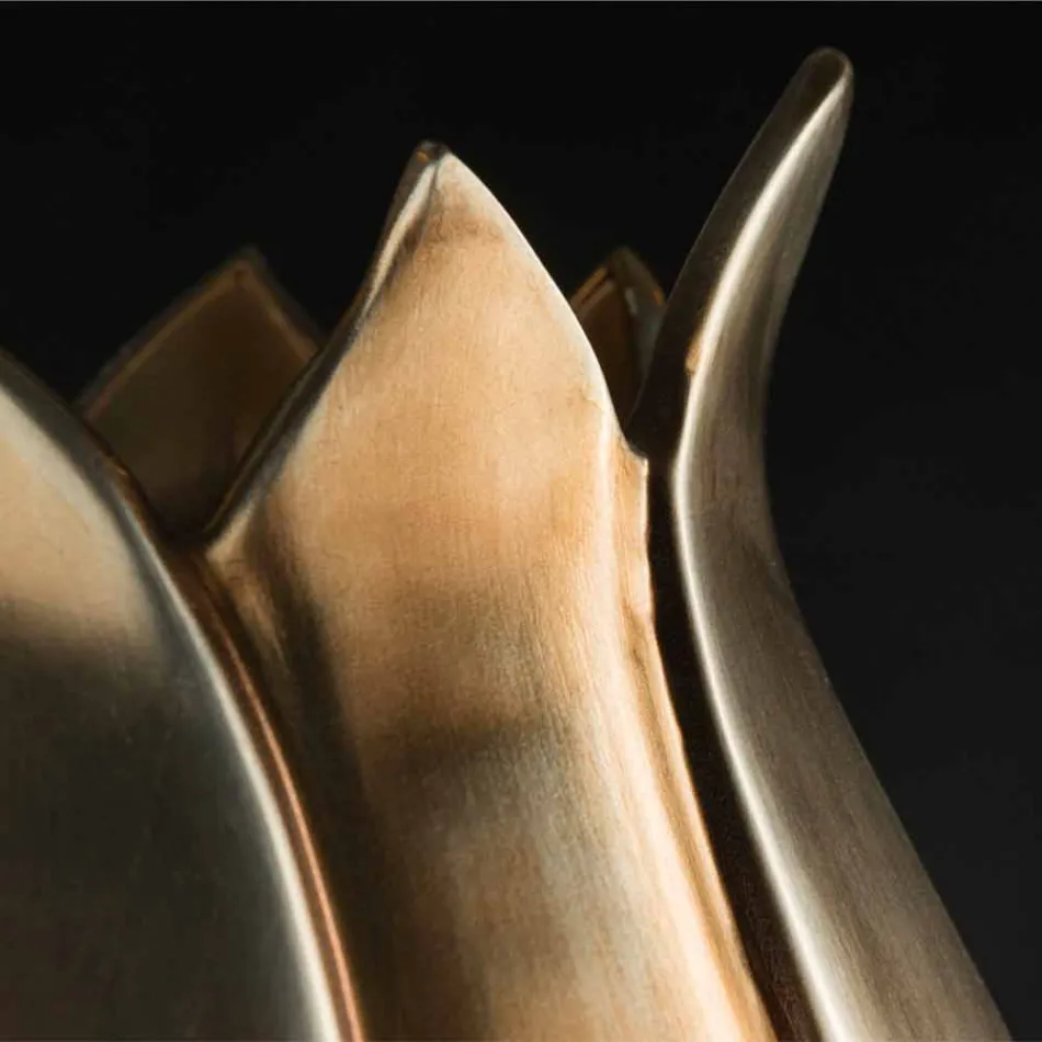 Moderne siervaas in gekleurd keramiek, handgemaakt in Italië - Onyx Viadurini