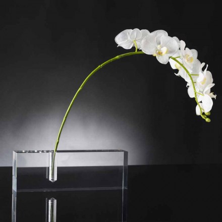 Moderne transparante bloemenvaas van plexiglas Made in Italy - Unique Viadurini