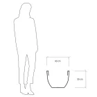 Fluorescerende vaas voor binnen of buiten 3 afmetingen Made in Italy - Fluos Viadurini