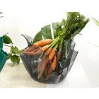 Recyclebare gedrapeerde vaas van gekleurd plexiglas 2 stuks 2 maten - Gabria Viadurini