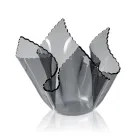 Recyclebare gedrapeerde vaas van gekleurd plexiglas 2 stuks 2 maten - Gabria Viadurini