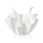 Recyclebare gedrapeerde vaas van gekleurd plexiglas 2 stuks 2 maten - Gabria Viadurini