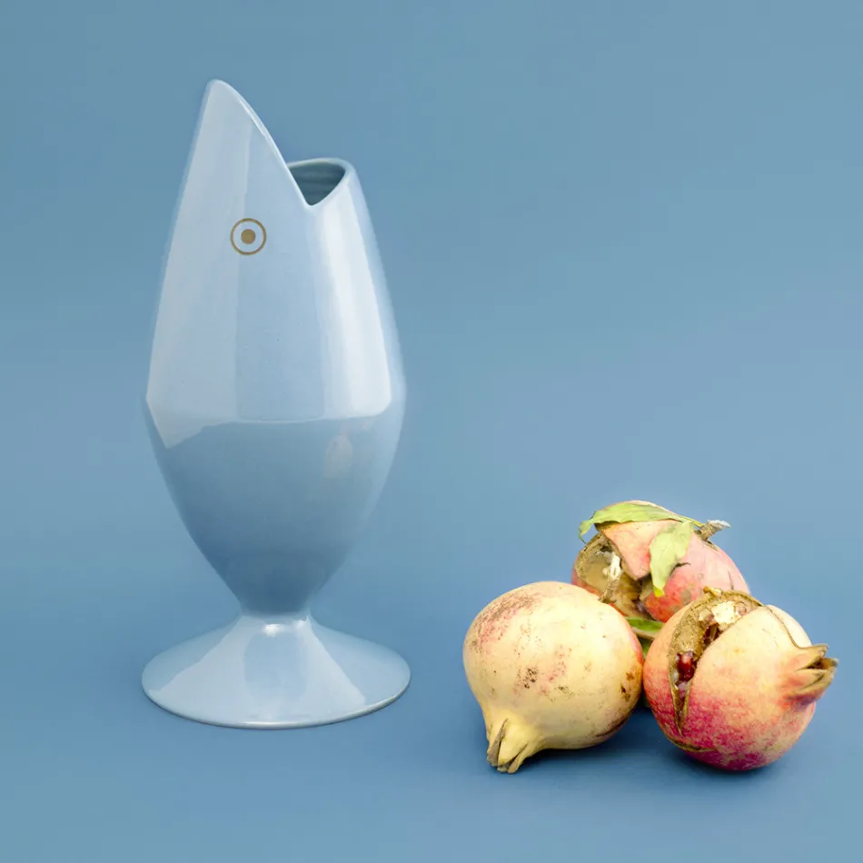 Keramische bloemenvaas handgemaakt in Italië - tonijn Viadurini