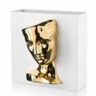 Moderne rechthoekige vaas in gekleurd keramiek, handgemaakt in Italië - Lucas Viadurini