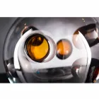 Ronde binnenvaas in geblazen muranoglas gemaakt in Italië - Kimo Viadurini