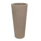 Ronde fluokleurige tuinvaas met licht Made in Italy - Avanas Viadurini