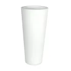 Ronde fluokleurige tuinvaas met licht Made in Italy - Avanas Viadurini