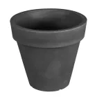 Ronde gekleurde tuinvaas of met verlichting Made in Italy - Avanas Viadurini