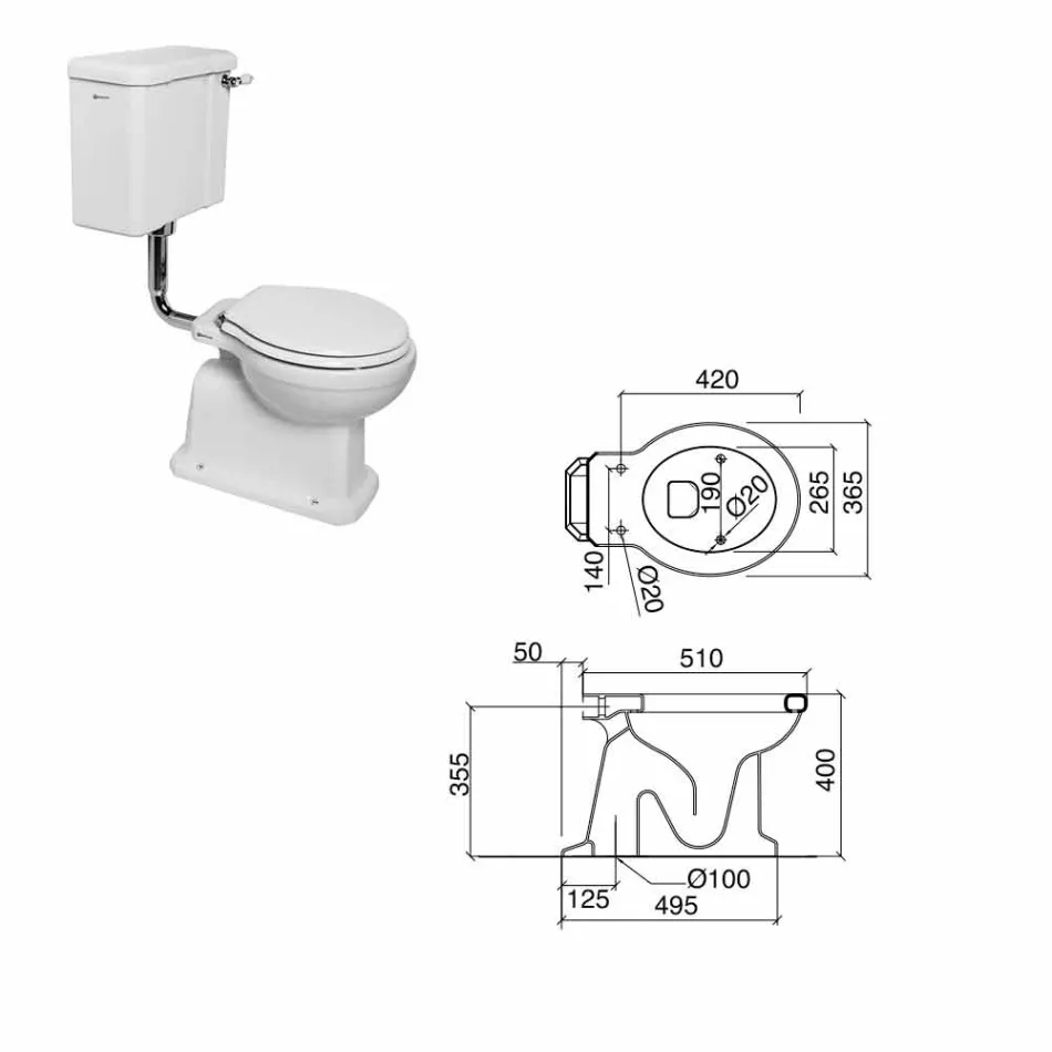 Op de vloer gemonteerd toilet met keramische cassette en zwarte stoel in Italië - Marwa Viadurini