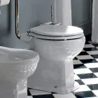 Keramische vloervaas met cassette Made in Italy - Marwa Viadurini