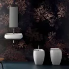 Witte keramische WC vaas met modern design Gais, made in Italy Viadurini