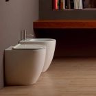 Vaas WC in wit keramiek modern design Shine Plein H50 Rimless Viadurini