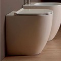 Vaas WC in wit keramiek modern design Shine Plein H50 Rimless