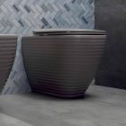 Witte of gekleurde keramische vaas van Trabia-ontwerp Viadurini