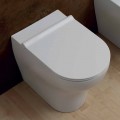 Vaas Witte keramische wc-Star 54x35cm Made in Italy, modern design