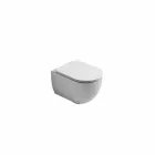 Muur hing toilet in modern design keramiek Star 55x35 Made in Italy Viadurini