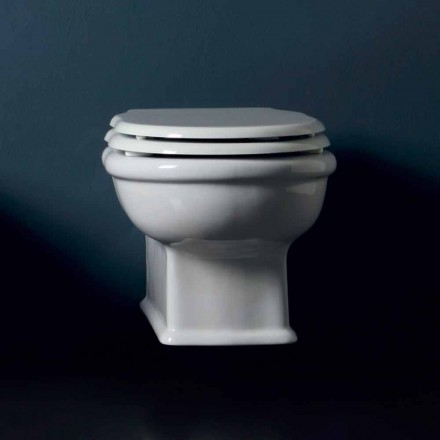 Vaas modern opschorting WC witte keramische Style 54x36 Made in Italy Viadurini