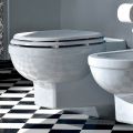 WC geschorste vaas klassieke stijl in wit keramiek Made in Italy - Marwa