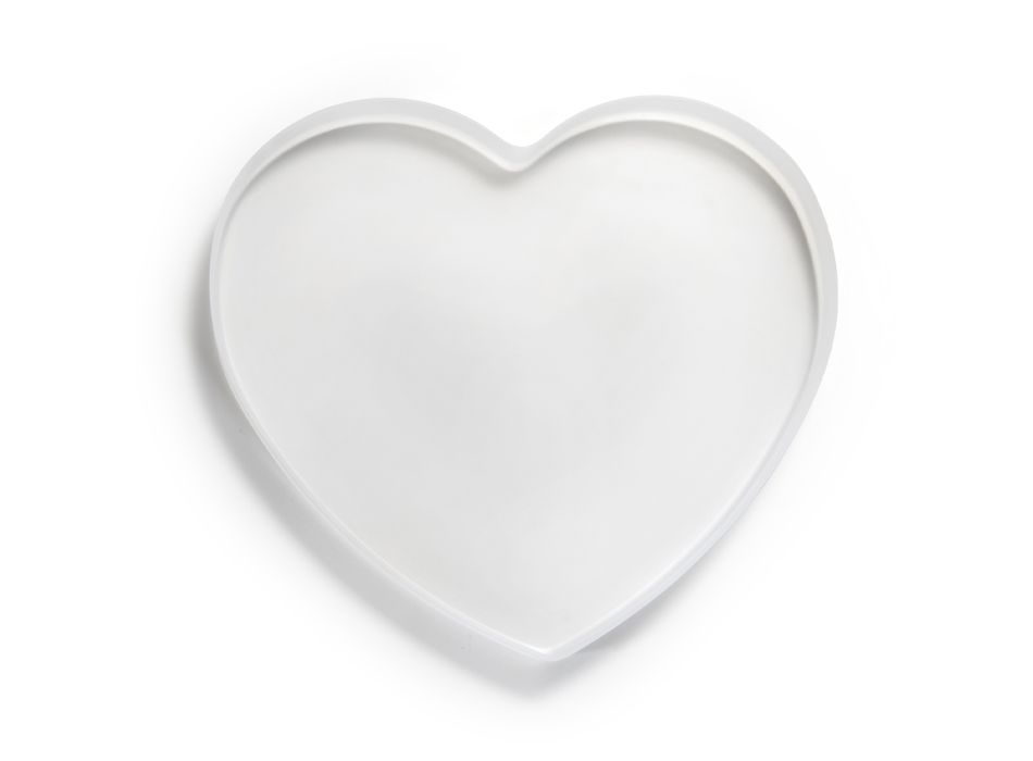 Hartvormig dienblad in plexiglas van 2 maten Made in Italy - Heartray Viadurini