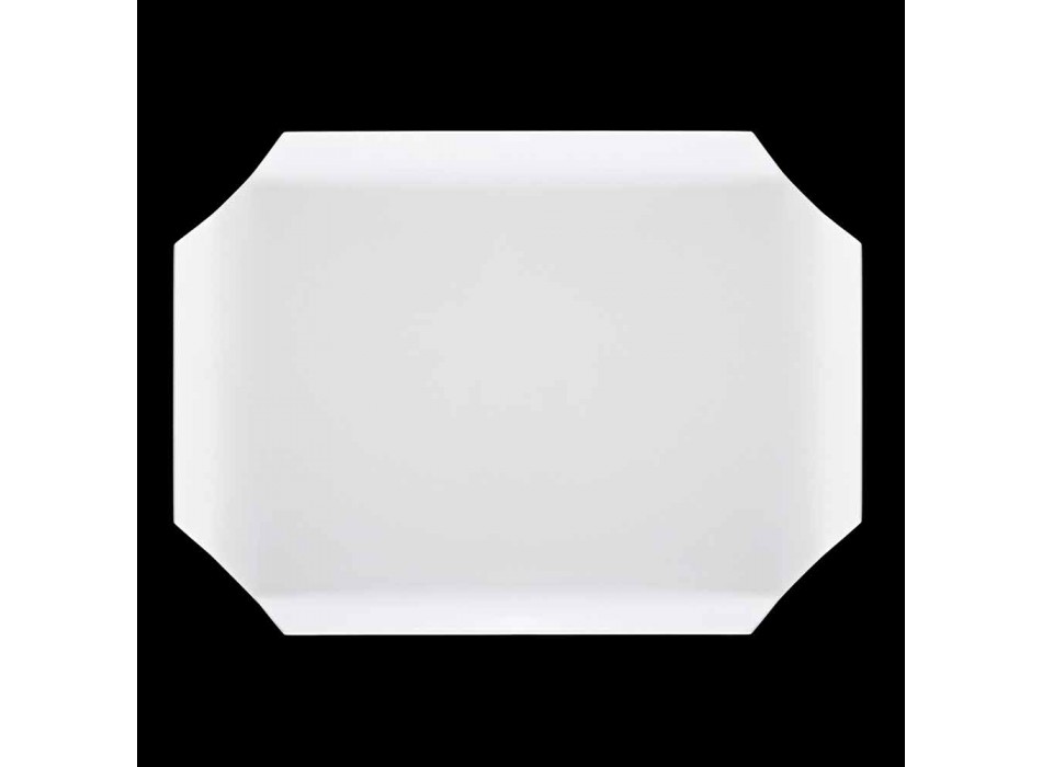 Keukenblad snijplank in wit Corian elegant rechthoekig ontwerp - Ivanova Viadurini