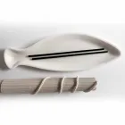 Keukenblad in wit Carrara-marmer handgemaakt in Italië - Fish Viadurini