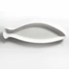 Keukenblad in wit Carrara-marmer handgemaakt in Italië - Fish Viadurini