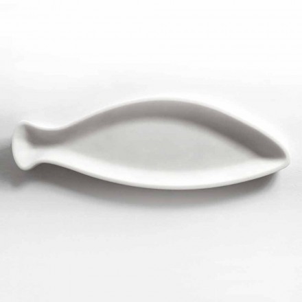 Keukenblad in wit Carrara-marmer handgemaakt in Italië - Fish Viadurini