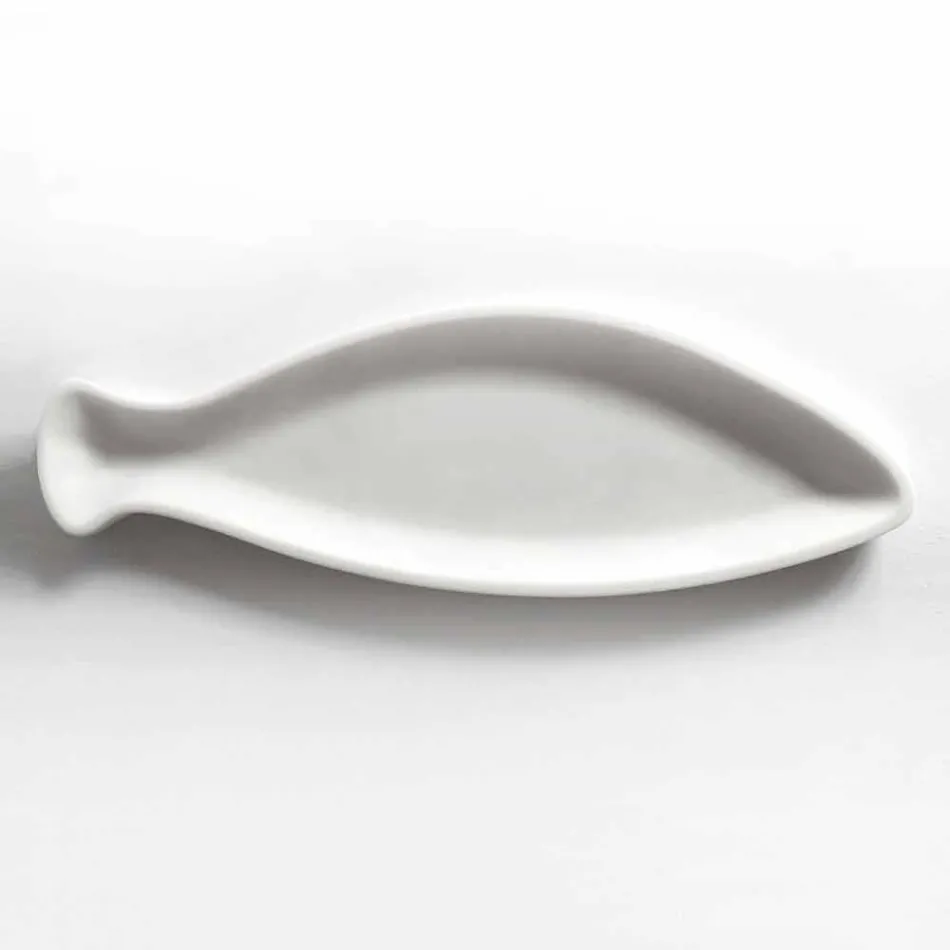 Keukenblad in wit Carrara-marmer handgemaakt in Italië - Fish Viadurini