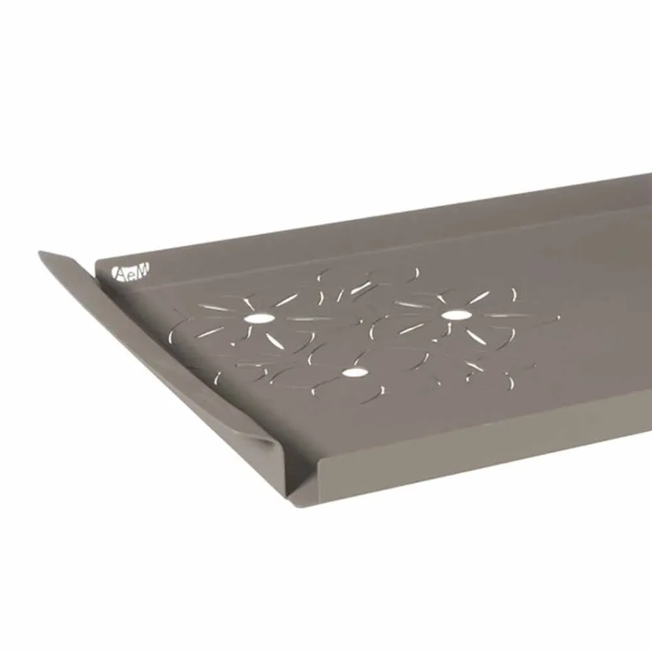 Dienblad met bloemen in wit, blauw of modderijzer - Marken Viadurini